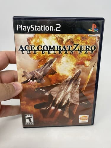 Ace Combat Zero: The Belkan War (PS2, 2006) T NTSC-U/C w/ Manual Tested Clean