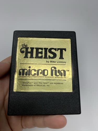 The Heist: Micro Fun (Colecovision, 1983) CART ONLY Authentic — photo 3