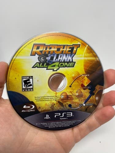 Ratchet & Clank All 4 One PlayStation 3 PS3 Disc Only Authentic Tested