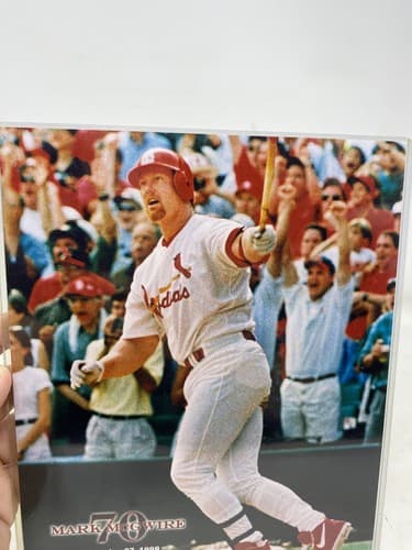 MARK MCGWIRE 8X10 70TH HOMERUN PRINT 9/27/98 St Louis Busch Stadium Ships Fast — photo 2