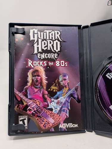 Guitar Hero Encore Rocks the 80's PS2 PlayStation 2 - Game, Game And Manual — photo 3
