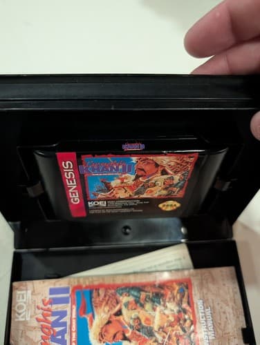 Genghis Khan II Clan of the Gray Wolf Sega Genesis, Game, Box, Manual, Reg — photo 6