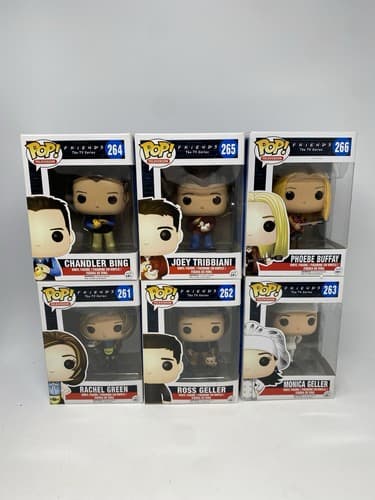Funko Pop! Friends TV Series 261-266 Complete Set Brand New Lot Of 6
