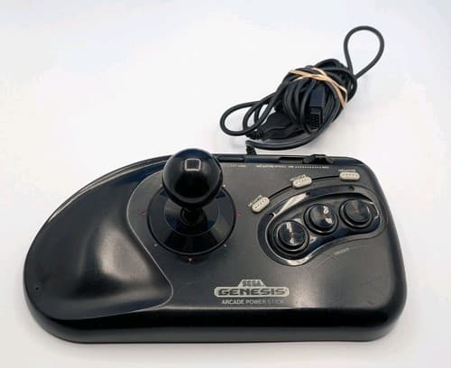 SEGA GENESIS 3-BUTTON ARCADE POWER STICK CONTROLLER  Model #1655   TESTED WORKS