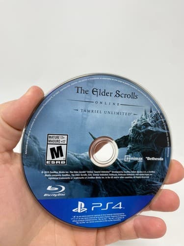 The Elder Scrolls Online: Tamriel Unlimited (PlayStation 4 PS4) Disc Only Tested