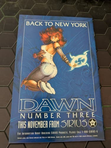 Sirius Dawn #2 Comic Signed By Joseph Michael Linsner 1995 — photo 5