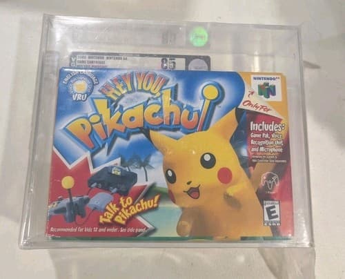 Hey You Pikachu VGA 85 NM+ Sealed N64 Nintendo 64 Game