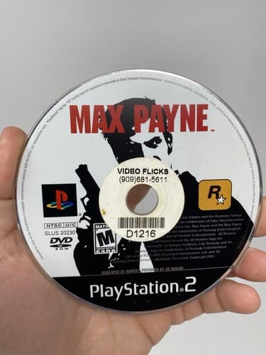 Max Payne Black Label - Sony Playstation 2 Disc Only Authentic