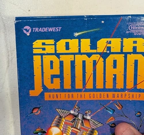 Solar Jetman: Hunt for the Golden Warpship for Nintendo NES CIB No Foam — photo 2