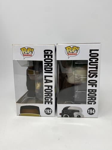 Funko Pop Star Trek The Next Generation Lot - Locutus of Borg Geordi La Forge — photo 3