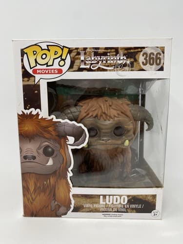 Funko Pop! Labyrinth LUDO 6-inch Super-sized Vinyl Figure #366 (VAULTED) NEW