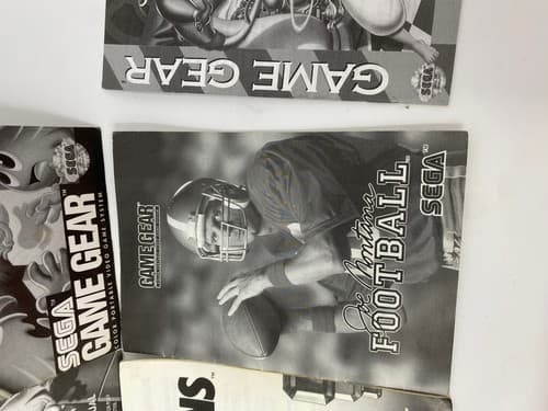 Lot of 5 Sega Game Gear MANUALS ONLY Ms Pacman Columns Joe Montana Aladdin — photo 3