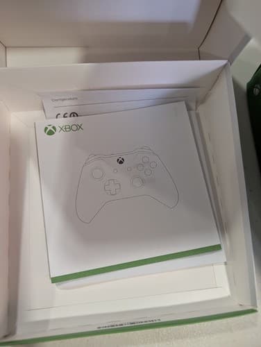 **Boxes & Paperwork only** Microsoft Xbox One Black And Blue Controllers — photo 5