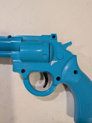The Justifier Sega Genesis Sega CD Light Gun Lethal Enforcers Konami Blue Tested — photo 4