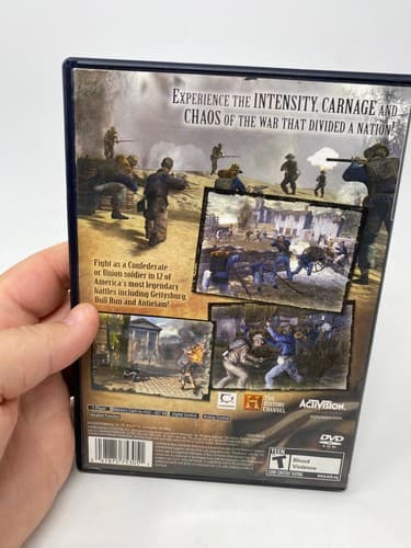 History Channel: Civil War A Nation Divided (PS2, 2006) Complete CIB Tested — photo 5