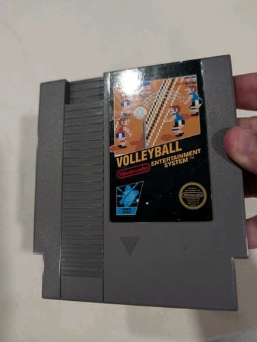 Volleyball (5-Screw) - 1985 NES Nintendo Game - Cart Only - TESTED! — photo 4