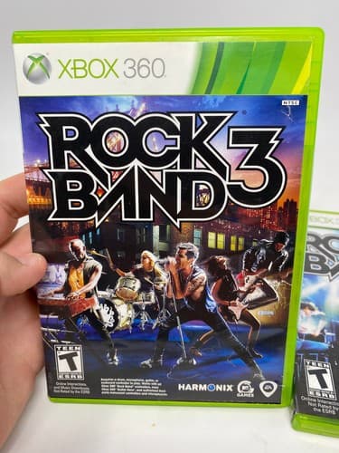 Rock Band 1 and 2 (Microsoft Xbox 360, 2007) Bundle Lot of 2 Tested Working — photo 2