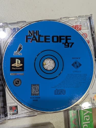 Lot of 3 PS1 PlayStation Hockey Games - NHL Faceoff, 97, NHL 98 CIB Tested — photo 5