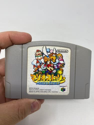 Mario Story Paper Mario Nintendo 64 N64 Japanese Import Cartridge Only