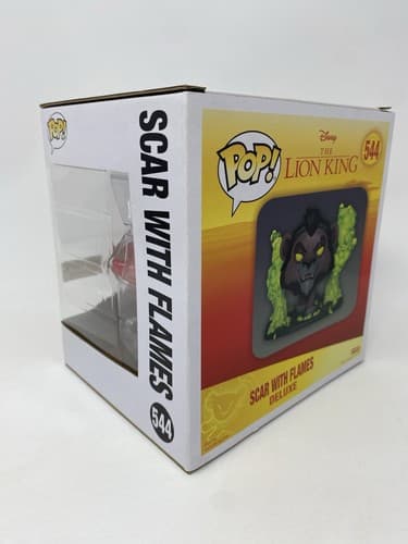 Funko Pop! Lion King Deluxe Scar W/Flames #545 Hot Topic Exclusive Chase Vaulted — photo 4