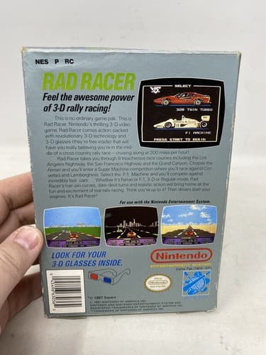 Rad Racer (Nintendo Entertainment System, 1987) - Game & Box Only! — photo 8