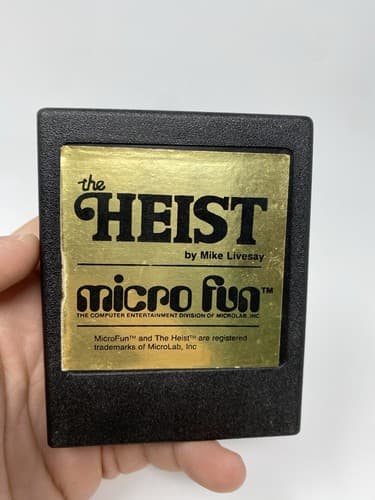 The Heist: Micro Fun (Colecovision, 1983) CART ONLY Authentic