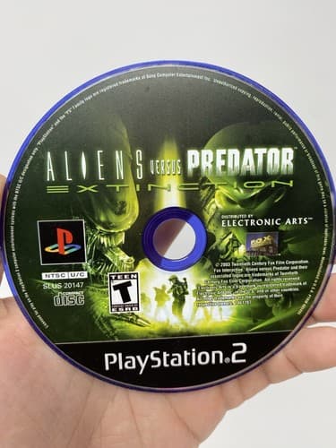 Aliens vs. Predator: Extinction (Sony PlayStation 2, 2003) PS2 / Disc Only