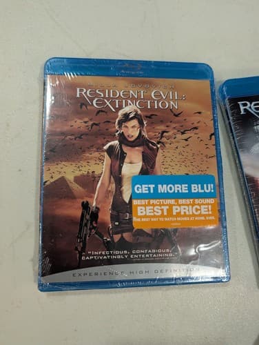 Lot Of 3 Resident Evil Blu Ray Movies, 2 New - Extinction, Apocalypse — photo 5