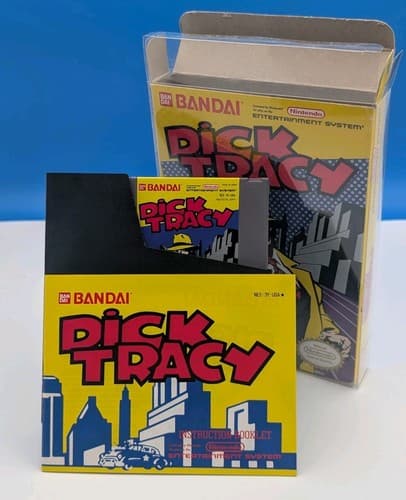 Dick Tracy NES (Nintendo Entertainment System, 1990) Complete CIB, Tested — photo 4