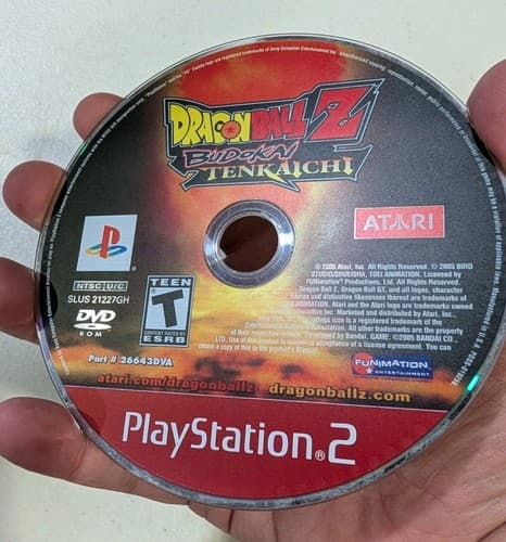 Dragon Ball Z Budokai Tenkaichi (PlayStation 2, PS2, 2005) Disc Only Tested — photo 3