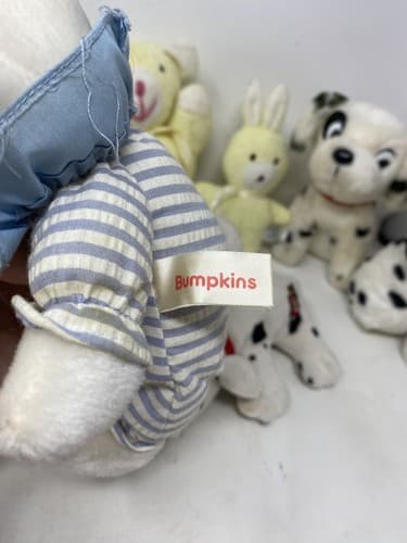 Vintage Tonka Pound Puppies Bumpkins Plush Lot 1980s 1990s Etc Fire Dog Shalom — photo 3