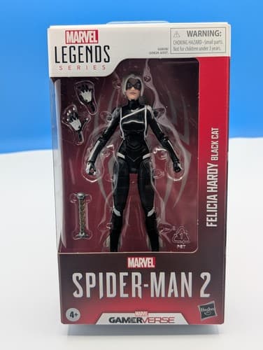 MARVEL LEGENDS BLACK CAT FELICIA HARDY SPIDERMAN 2 GAMERVERSE FIGURE