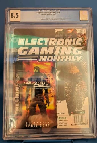 Electronic Gaming Monthly #166 Splinter Cell May 2003 CGC 8.5 — photo 5