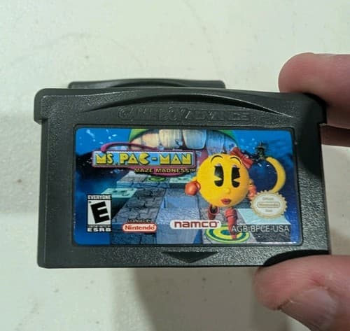 Pac-man Maze Madness & Pac-Man Collection (Nintendo Game Boy Advance, GBA) Lot — photo 3