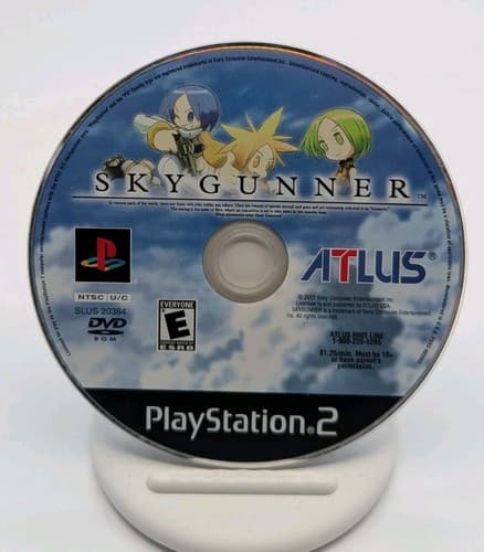 Sky Gunner Sony PlayStation 2 PS2 Disc Only TESTED VG Atlus — photo 2