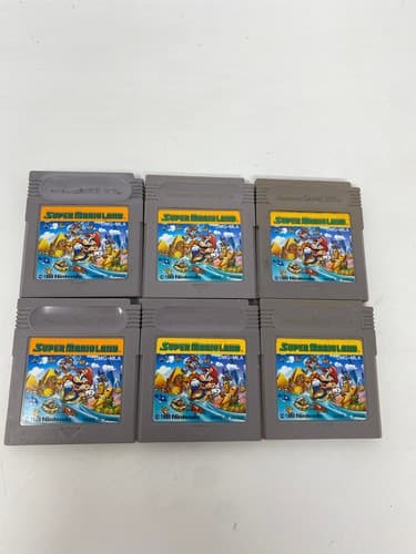 Super Mario Land Lot of 6 Japanese Game Boy GB Tested Authentic