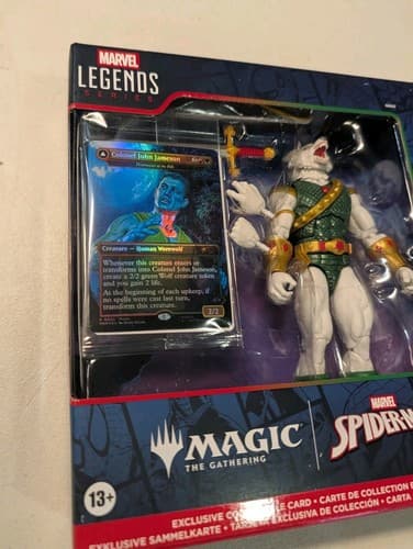 Marvel Legends Magic The Gathering Man-Wolf With MTG Card Sealed In Box NEW! F2 — photo 2