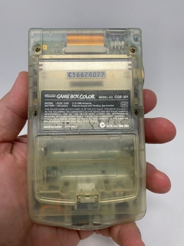 Nintendo Game Boy Color Lawson Aqua Blue Milky White Neotones Very Rare 100% OEM — photo 9