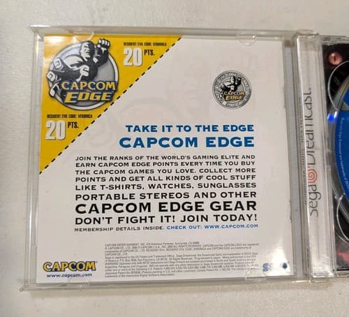 Dreamcast - Resident Evil -- CODE: Veronica Sega Tested Working Complete — photo 3