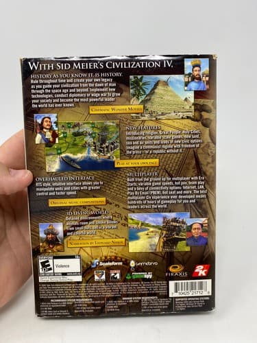 Sid Meier's Civilization IV PC CD-ROM Complete CIB Tested Working — photo 5