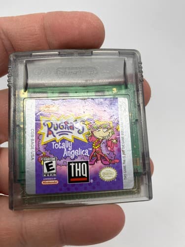 Rugrats Totally Angelica Nintendo Game Boy Color Cartridge Nickelodeon Fashion — photo 2