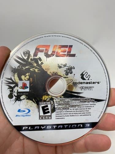 Fuel (Sony PlayStation 3, 2009) Disc Only. Tested. — photo 2