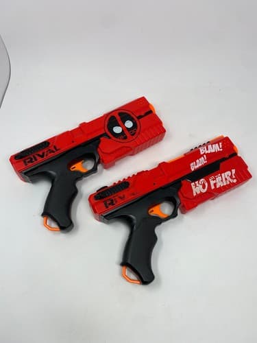 NERF Rival Marvel Deadpool Kronos XVIII-500 Dual Pack Pistols 2017 Working