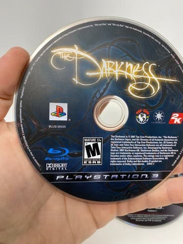 The Darkness (2007) & The Darkness II (2012) - PlayStation 3 PS3 Discs ONLY — photo 2