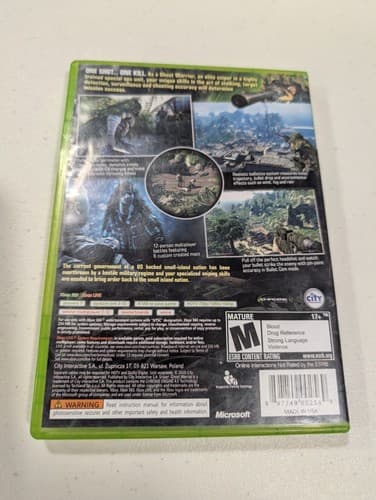 Sniper Ghost Warrior Xbox 360 - Complete CIB — photo 2