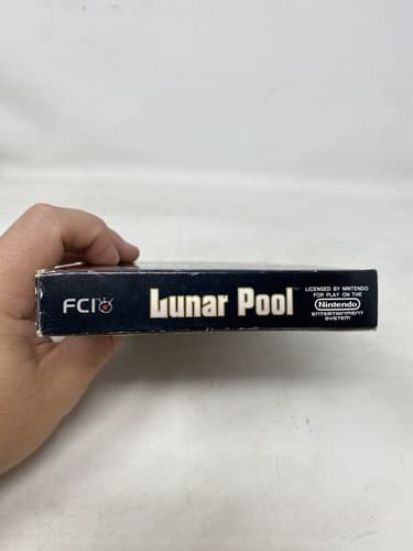 Nintendo NES Video Game Lunar Pool Complete CIB Box Manual Game Poster Inserts — photo 4