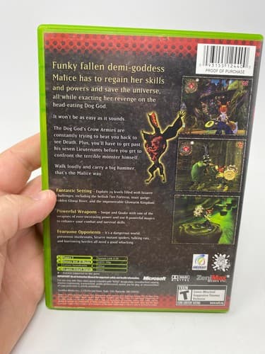 Microsoft Malice - Microsoft Xbox CIB Complete Manual Included, T, NTSC-U/C — photo 5