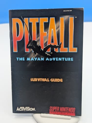 Pitfall: The Mayan Adventure (Super Nintendo SNES) Complete Authentic Tested — photo 5