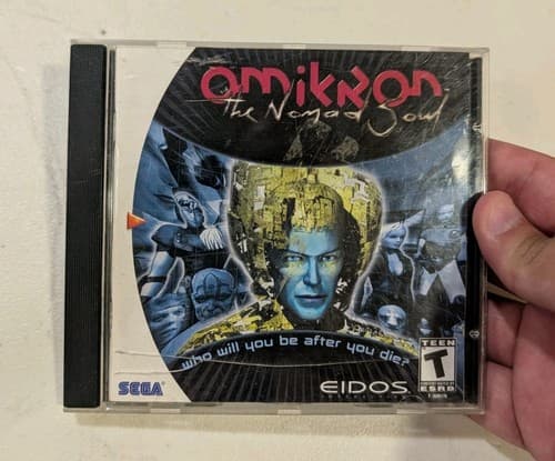 Omikron: The Nomad Soul (Sega Dreamcast, 2000) Disk + Manual