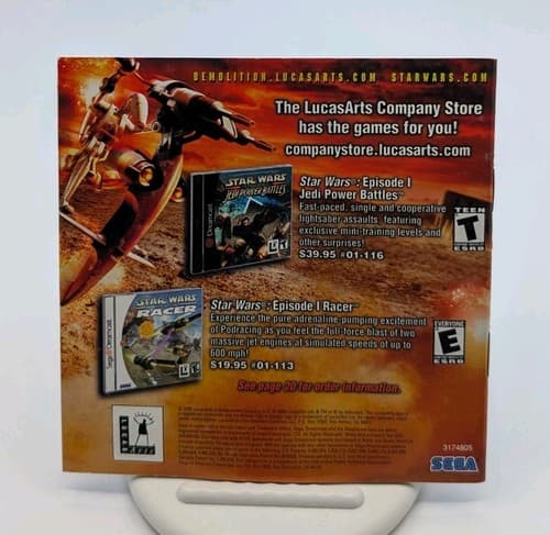 Star Wars Demolition Sega Dreamcast Disc & Manual - Tested And Working — photo 4